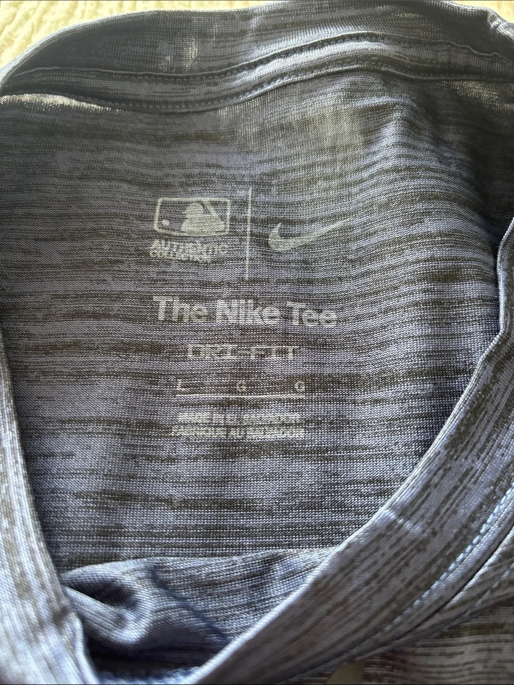 Nike Navy Tampa Bay Rays Heathered Performance Tee